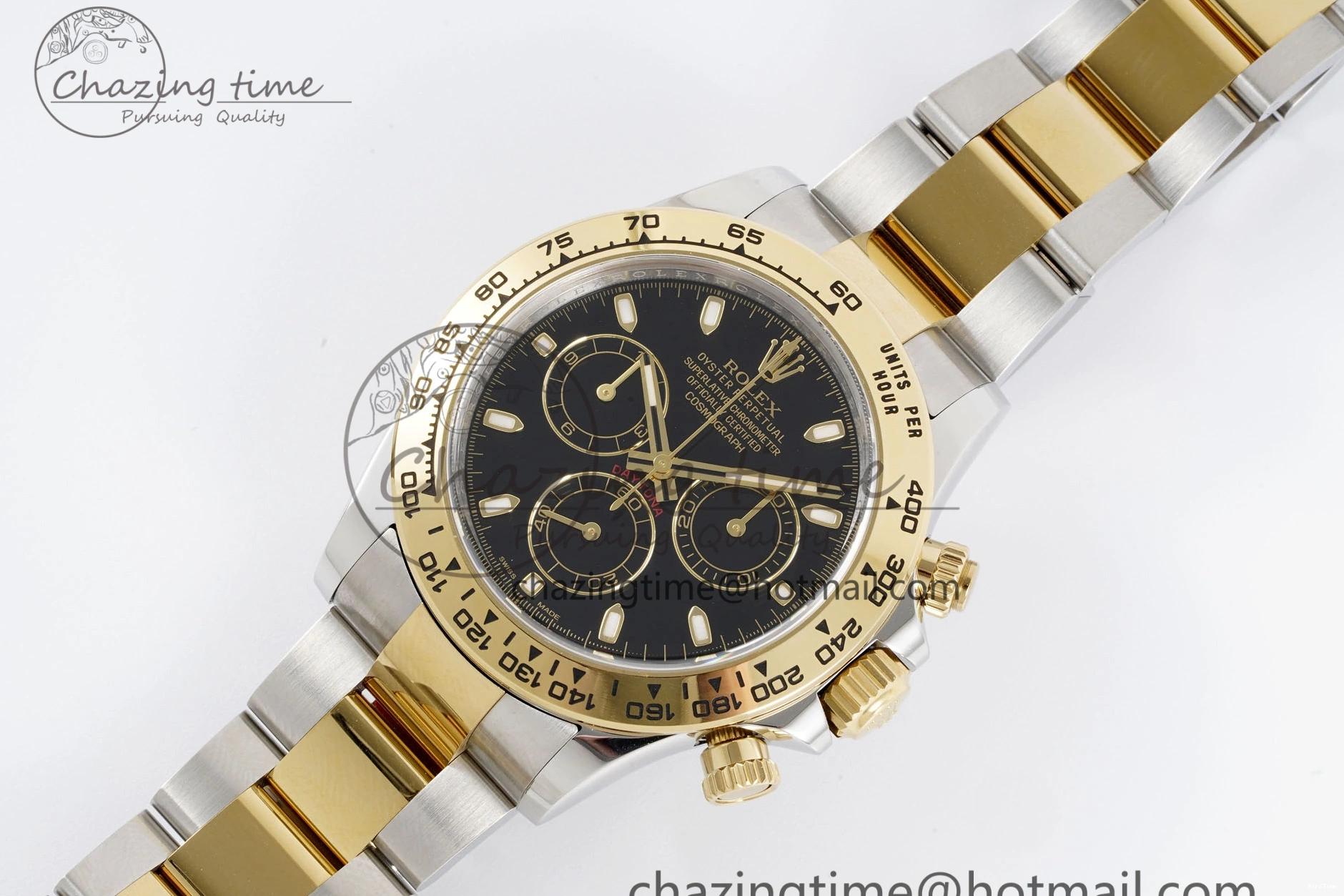 MiroTime 0502 Daytona 116503 Clean 1:1 Best Edition Black Dial on SS YG Bracelet SA4130 V SmartChoice 2084